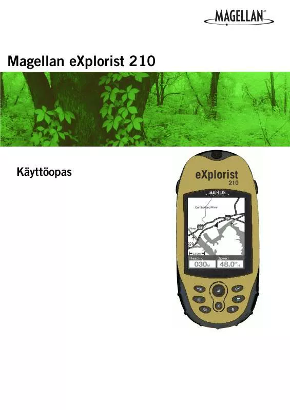 Mode d'emploi MAGELLAN EXPLORIST 210