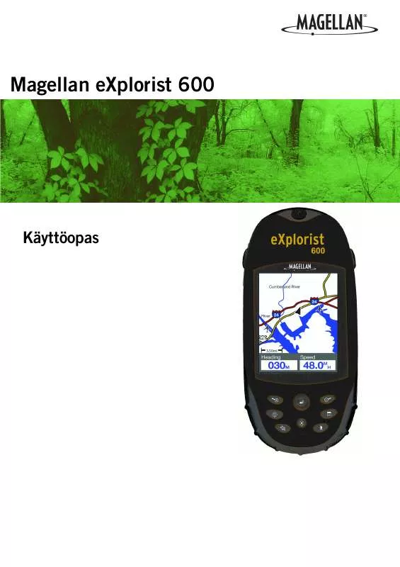 Mode d'emploi MAGELLAN EXPLORIST 600