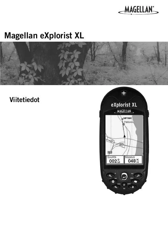 Mode d'emploi MAGELLAN EXPLORIST XL