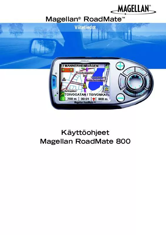 Mode d'emploi MAGELLAN ROADMATE 800