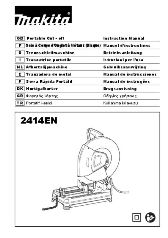 Mode d'emploi MAKITA 2414ENE