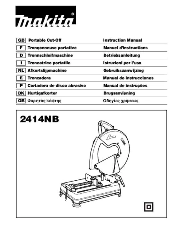 Mode d'emploi MAKITA 2414NBE