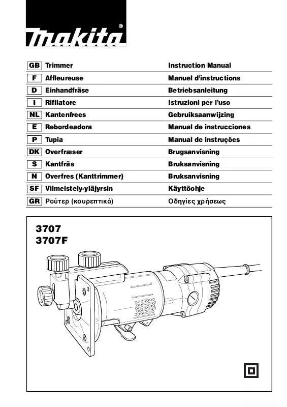 Mode d'emploi MAKITA 3707