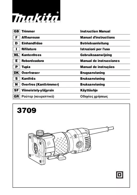 Mode d'emploi MAKITA 3709