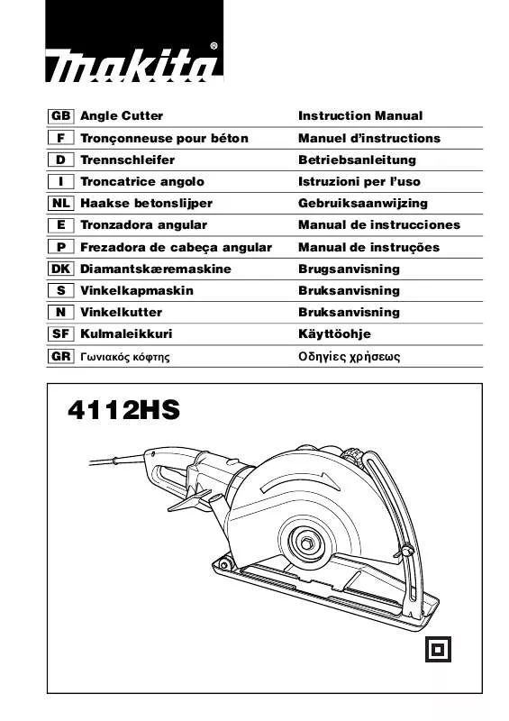 Mode d'emploi MAKITA 4112HS