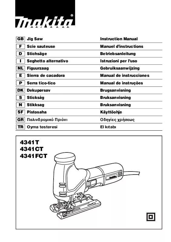 Mode d'emploi MAKITA 4341T