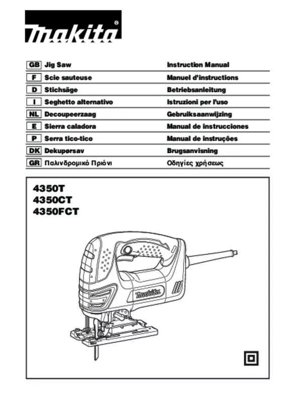 Mode d'emploi MAKITA 4350CT