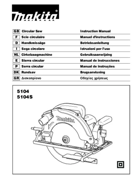 Mode d'emploi MAKITA 5104