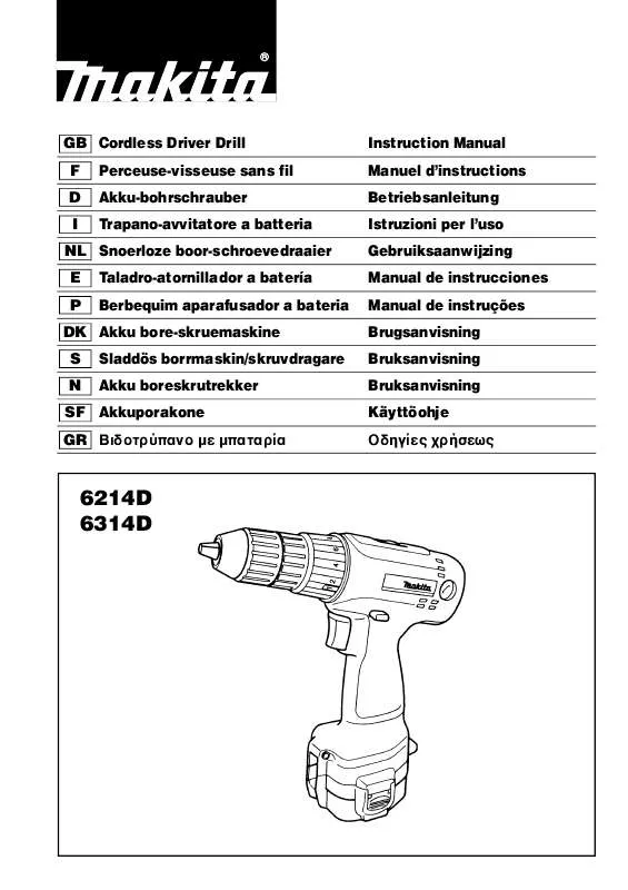 Mode d'emploi MAKITA 6214D