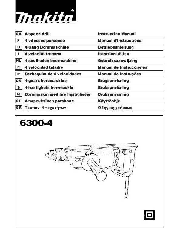 Mode d'emploi MAKITA 6300-4