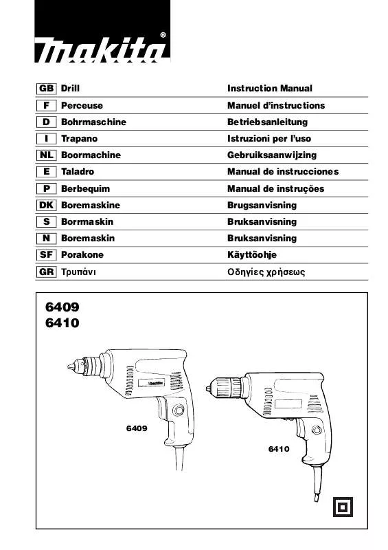 Mode d'emploi MAKITA 6410