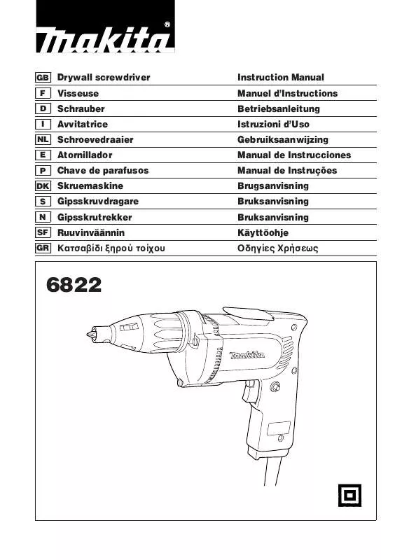 Mode d'emploi MAKITA 6822