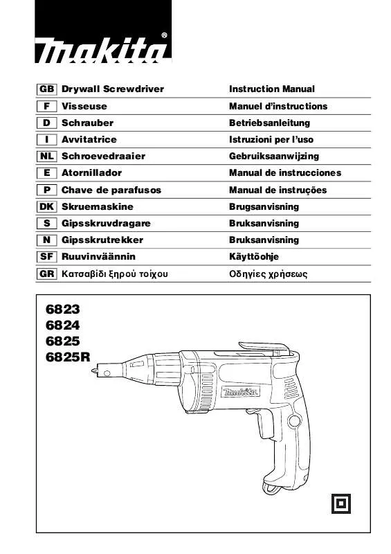 Mode d'emploi MAKITA 6823