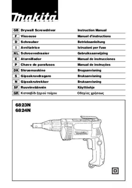 Mode d'emploi MAKITA 6824N