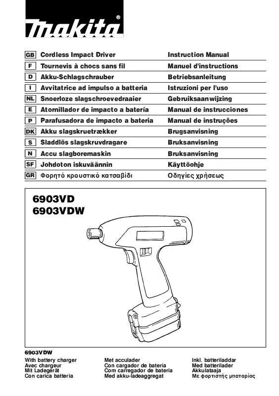 Mode d'emploi MAKITA 6903VD