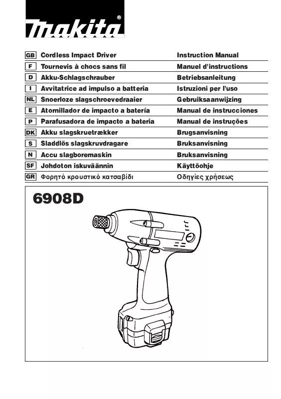 Mode d'emploi MAKITA 6908D