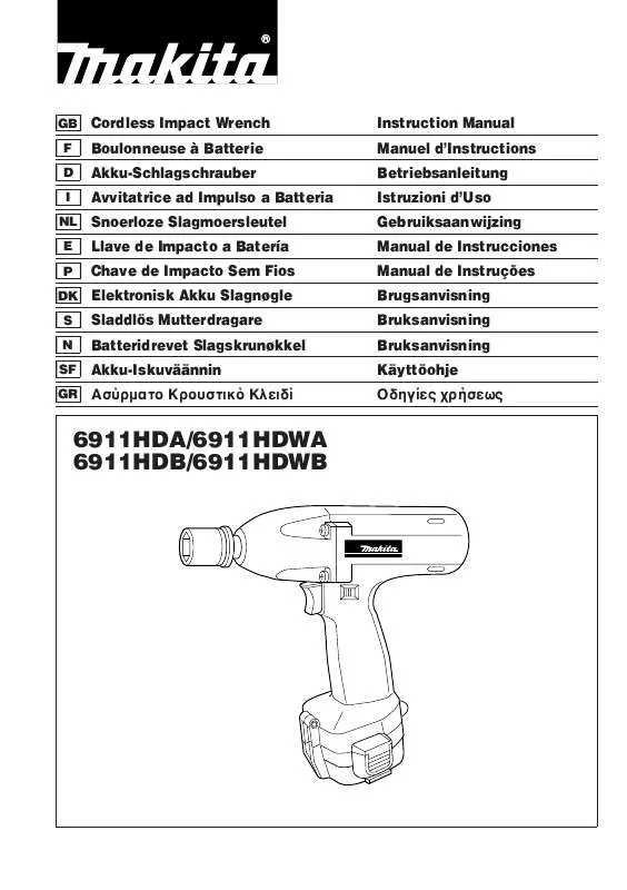 Mode d'emploi MAKITA 6911HDB