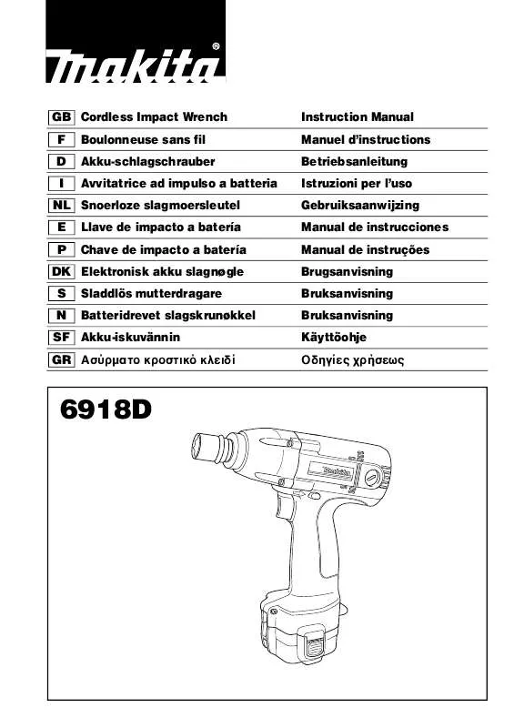 Mode d'emploi MAKITA 6918D