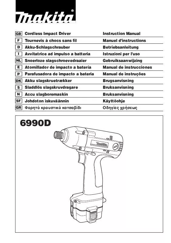 Mode d'emploi MAKITA 6990D