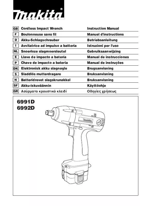 Mode d'emploi MAKITA 6992D