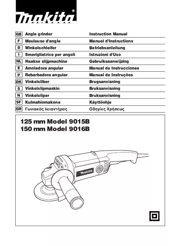 Mode d'emploi MAKITA 9016B