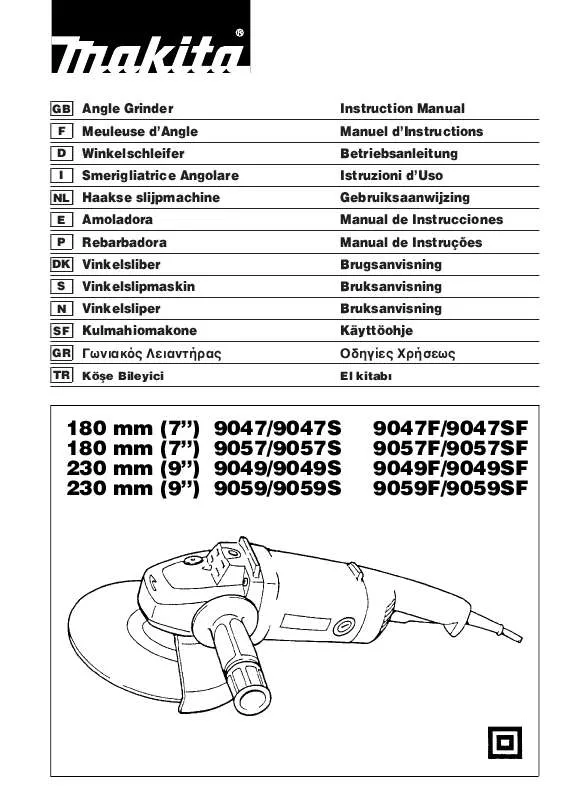 Mode d'emploi MAKITA 9047F