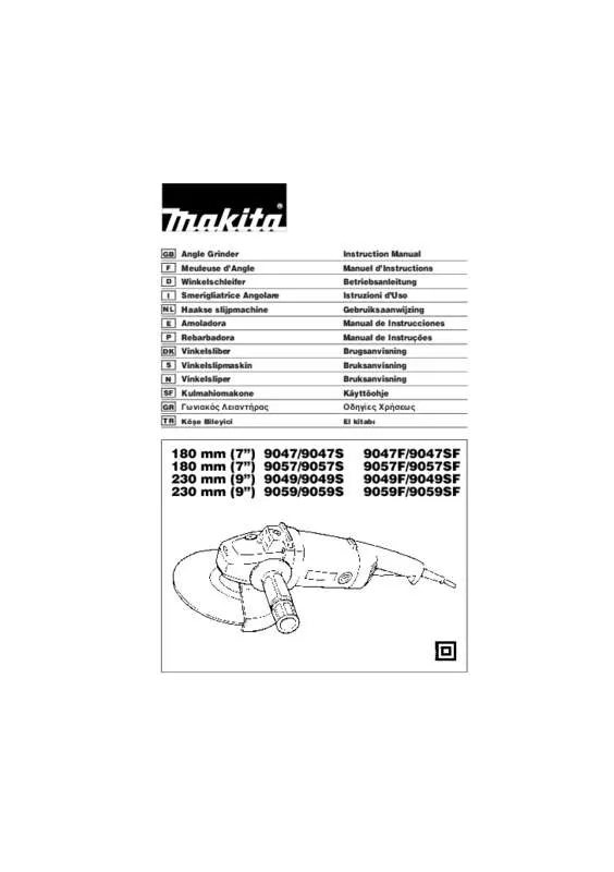 Mode d'emploi MAKITA 9049