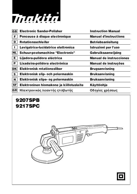 Mode d'emploi MAKITA 9207SPB