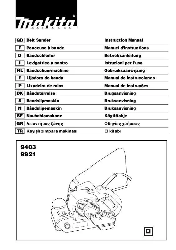 Mode d'emploi MAKITA 9403