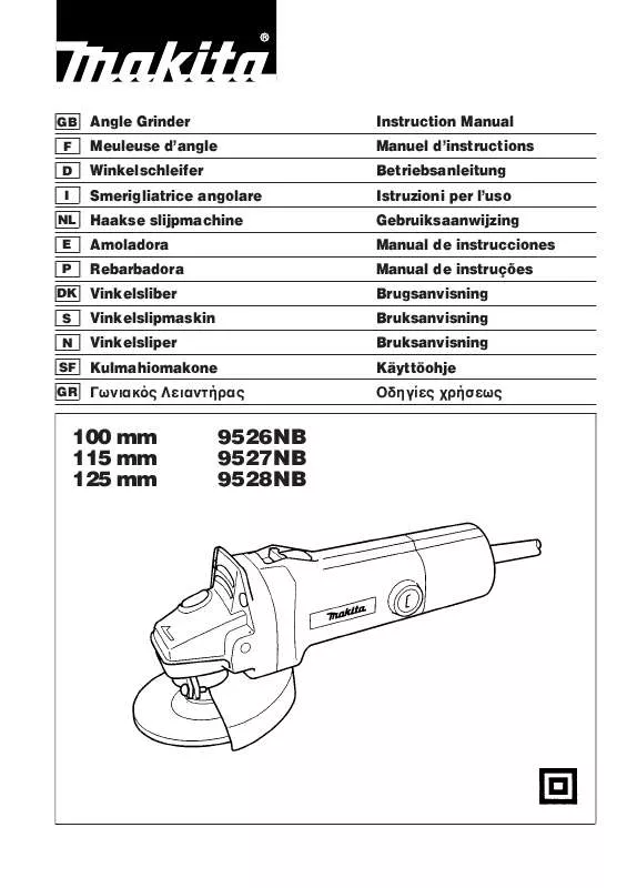 Mode d'emploi MAKITA 9527NB