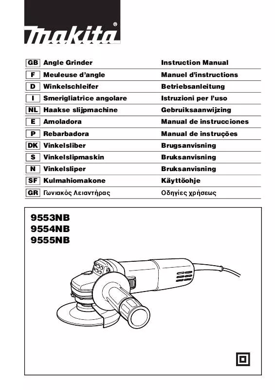 Mode d'emploi MAKITA 9553NB