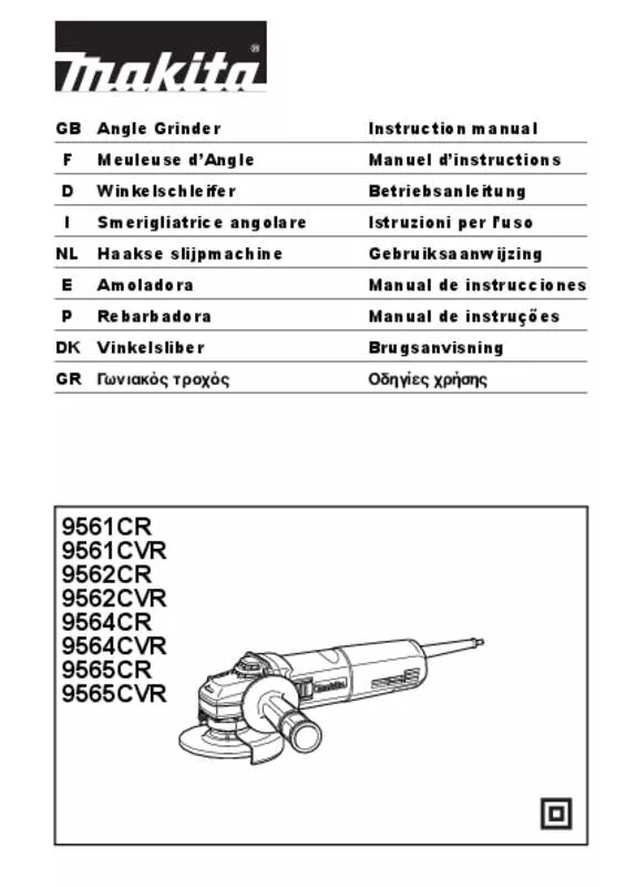 Mode d'emploi MAKITA 9561CR