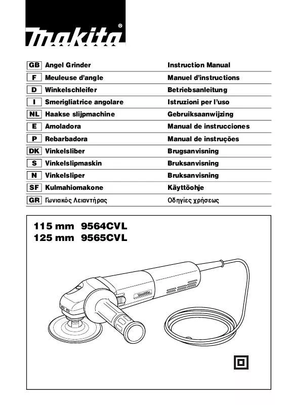 Mode d'emploi MAKITA 9564CVL