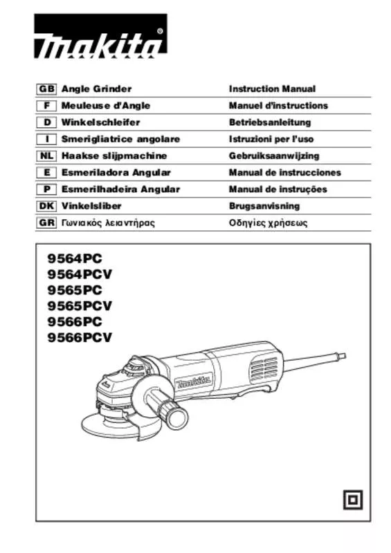 Mode d'emploi MAKITA 9564PC