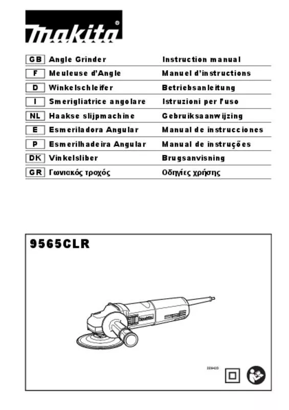 Mode d'emploi MAKITA 9565CLR