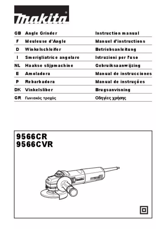 Mode d'emploi MAKITA 9566CR