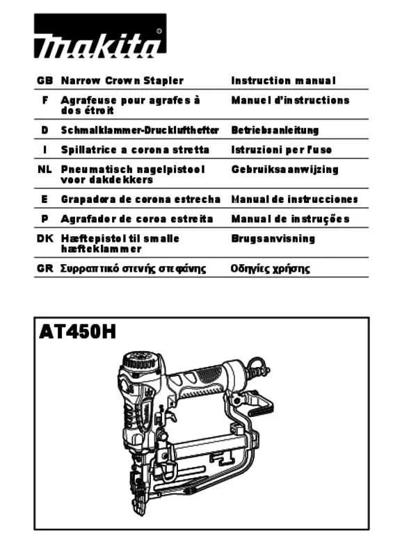 Mode d'emploi MAKITA AT450H