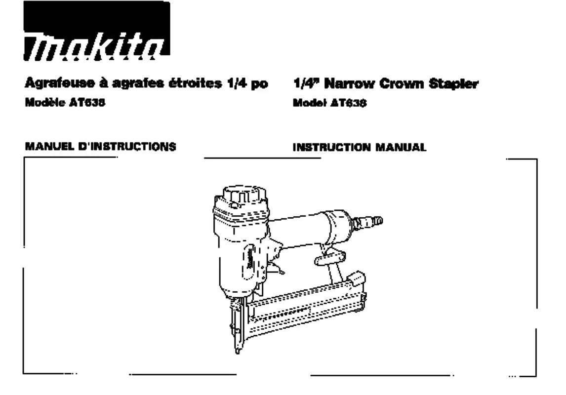 Mode d'emploi MAKITA AT638