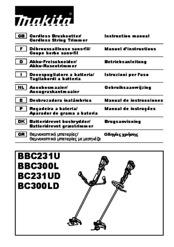 Mode d'emploi MAKITA BBC231U