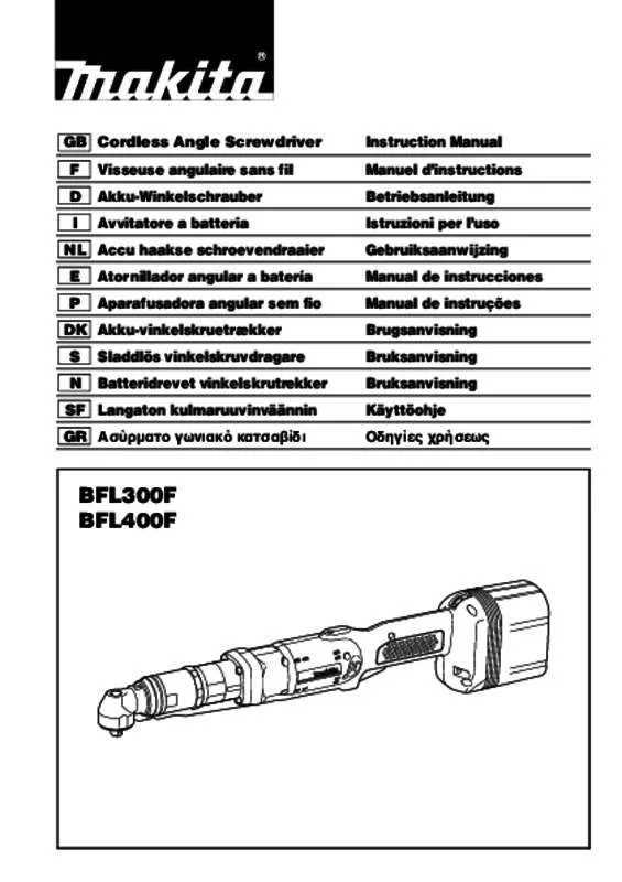 Mode d'emploi MAKITA BFL300F