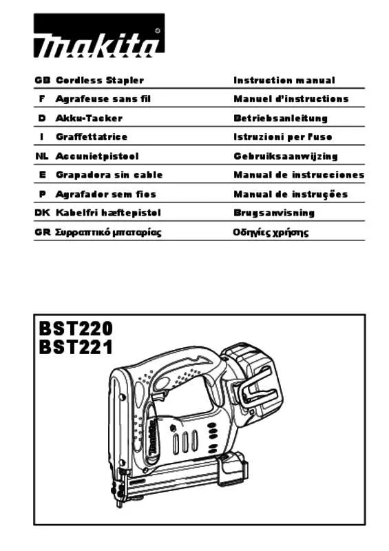 Mode d'emploi MAKITA BST220