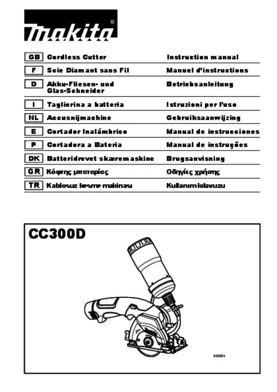 Mode d'emploi MAKITA CC300D