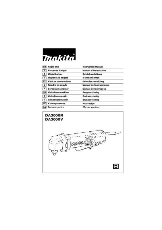 Mode d'emploi MAKITA DA3000RV