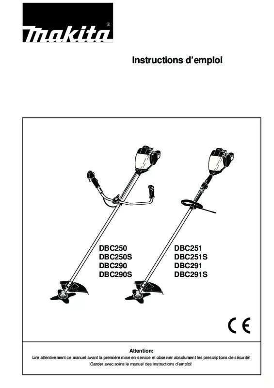 Mode d'emploi MAKITA DBC290