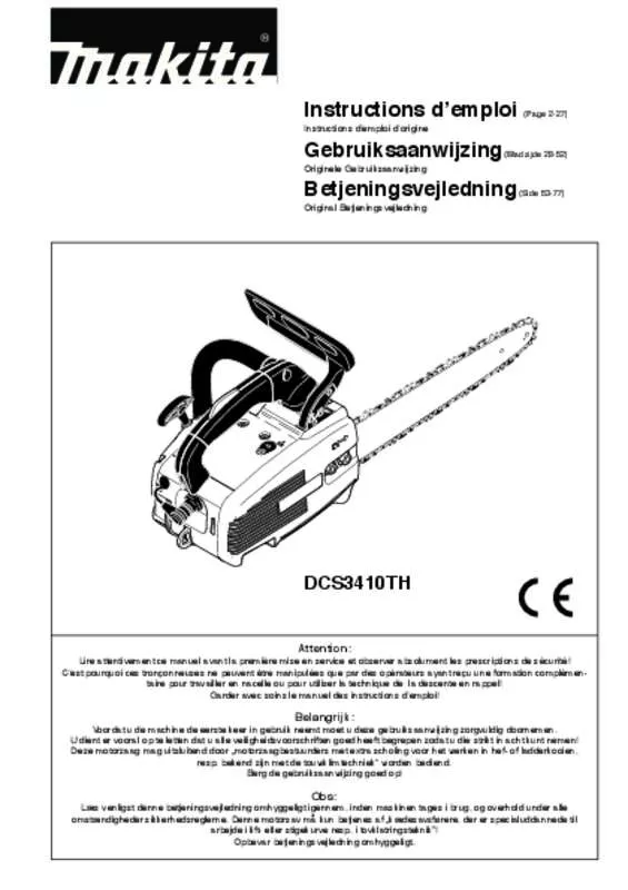 Mode d'emploi MAKITA DCS3410TH