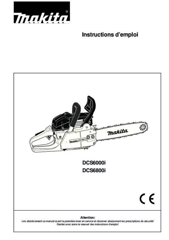 Mode d'emploi MAKITA DCS6000I