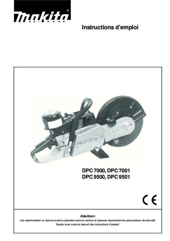 Mode d'emploi MAKITA DPC7001