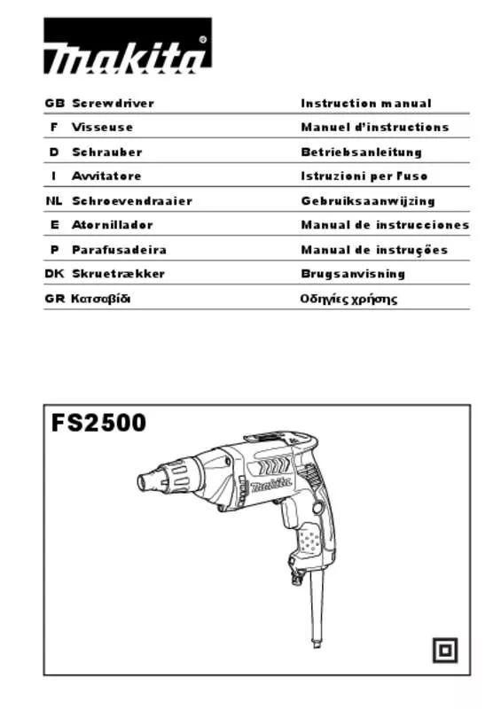 Mode d'emploi MAKITA FS2500