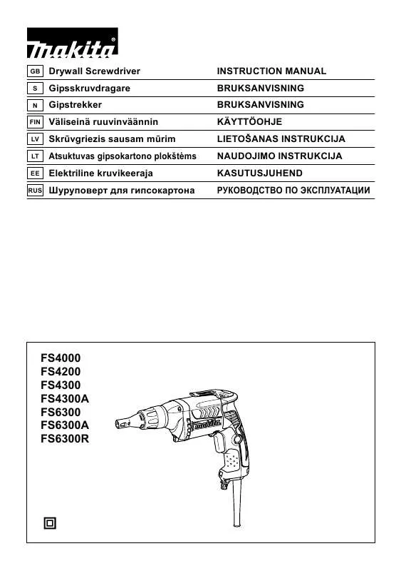 Mode d'emploi MAKITA FS4000