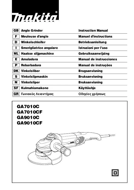 Mode d'emploi MAKITA GA7010C